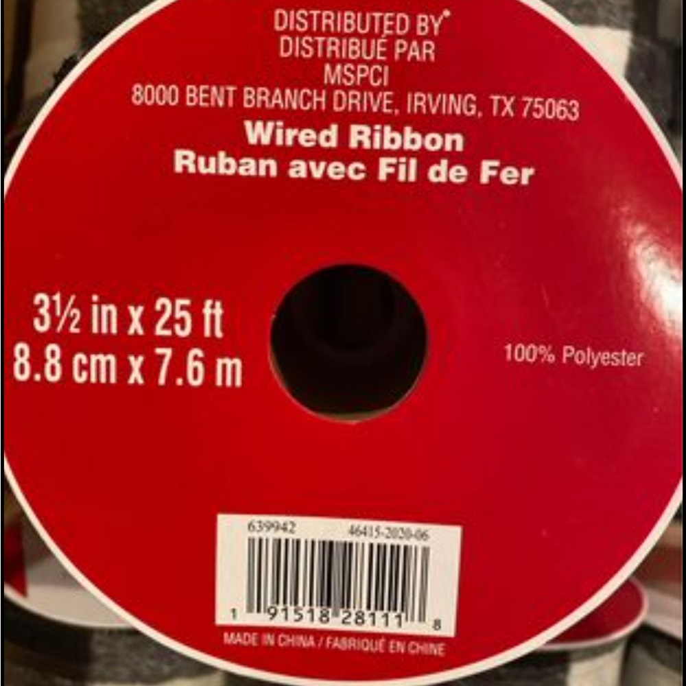 Wired Ribbon Bundle Of 4. - Picture 2 of 3
